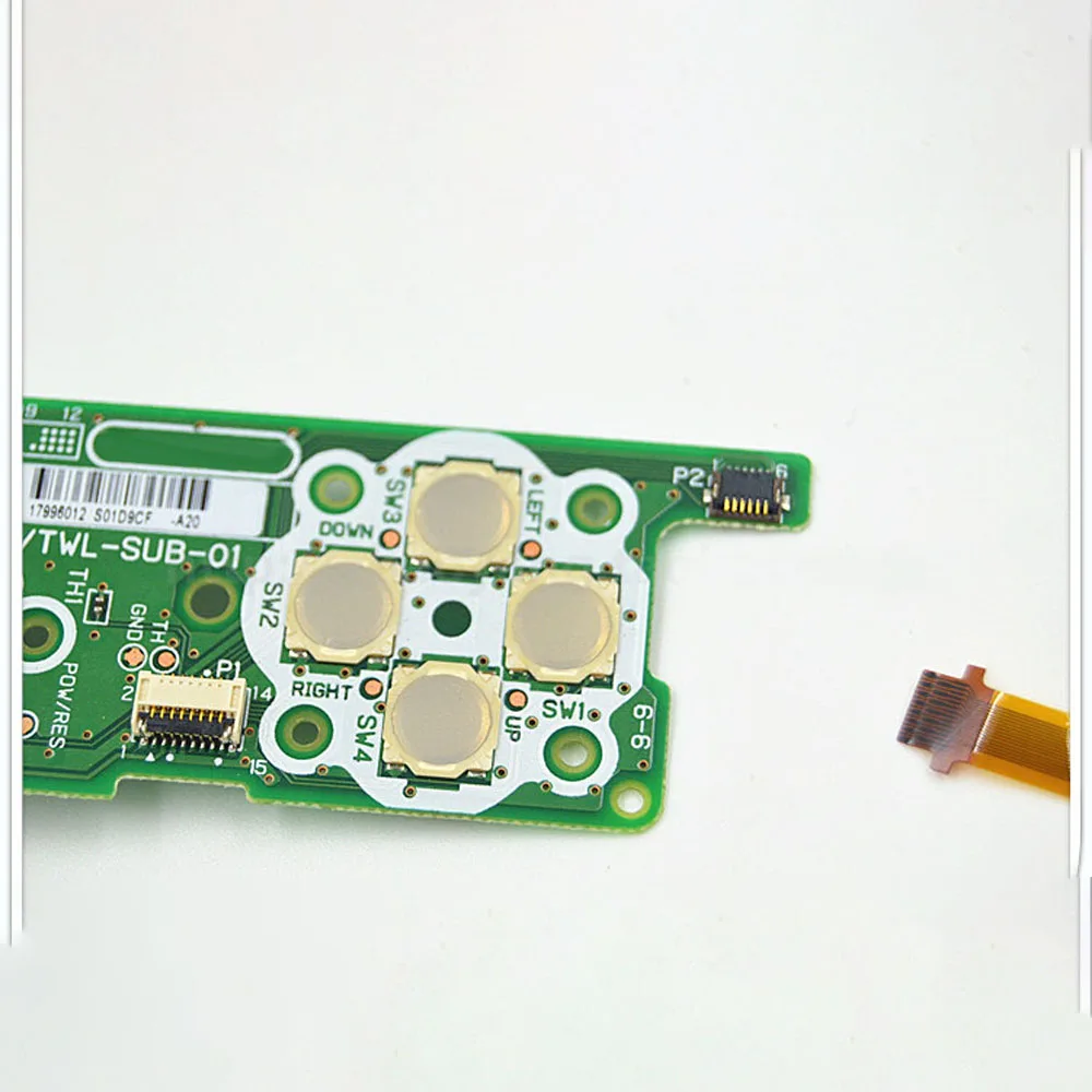 Placa de botones ABXY de interruptor de alimentación, placa base de botón de dirección para placa de interruptor DSI LL/XL