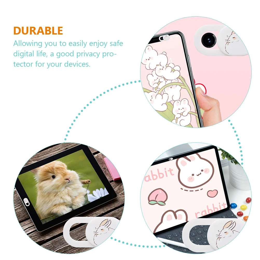

3Pcs Webcam Privacy Cover Slide ABS Durable Shield for Laptop Computer Tablet Mobile Protection Sticker