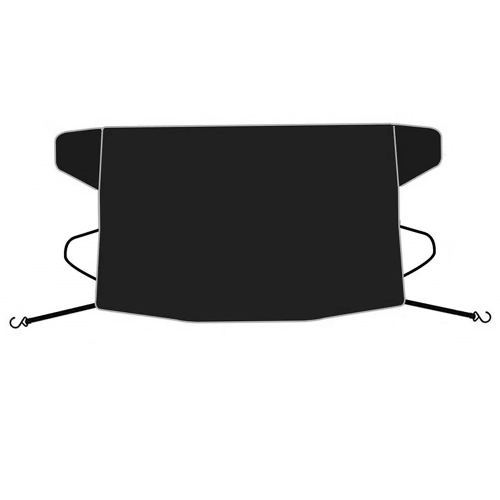 

1pc Car Snow Coverswindshield Cover For Auto Front Window Oxford Cloth Multi-Layer Insulation Waterproof Frost Proof Sunshade