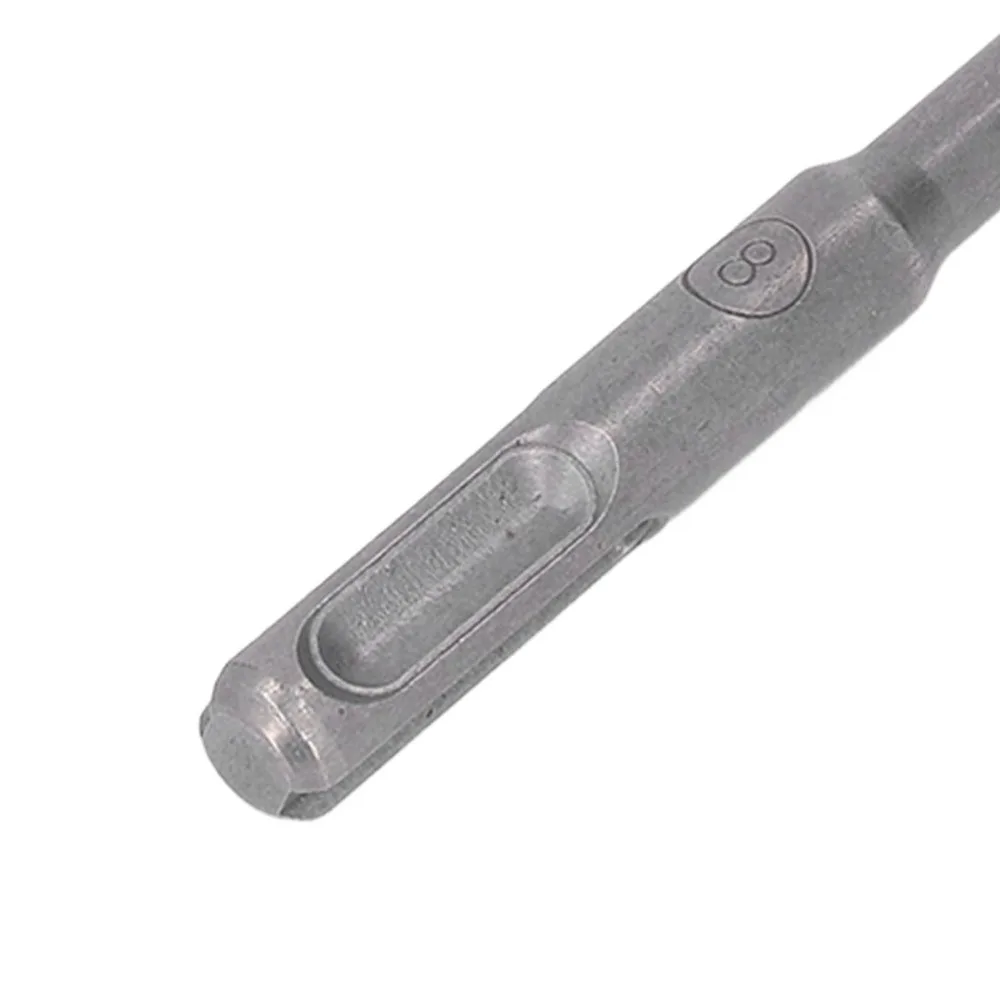 5pcs Carbide Tip Rotary Hammer Drill Bits 2 Flute Design Self Centering Concrete Drill Bits 5/32 Inch Diameter 160mm Length