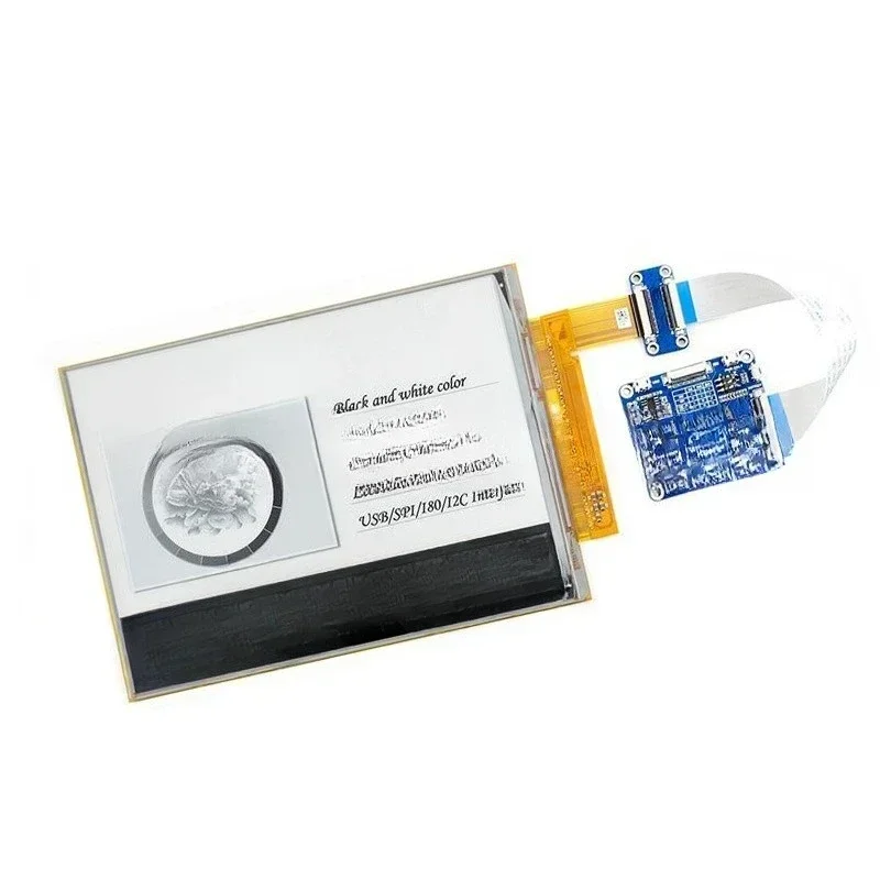 Flexible electronic ink screen - black and white 1872 × 1404 resolution