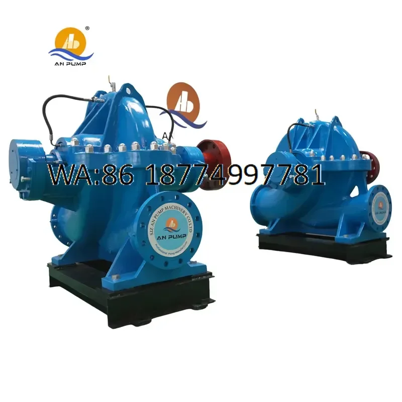 custom Horizontal Single Stage Double Suction Centrifugal Pump With for Motor for Agricultural Irrigation