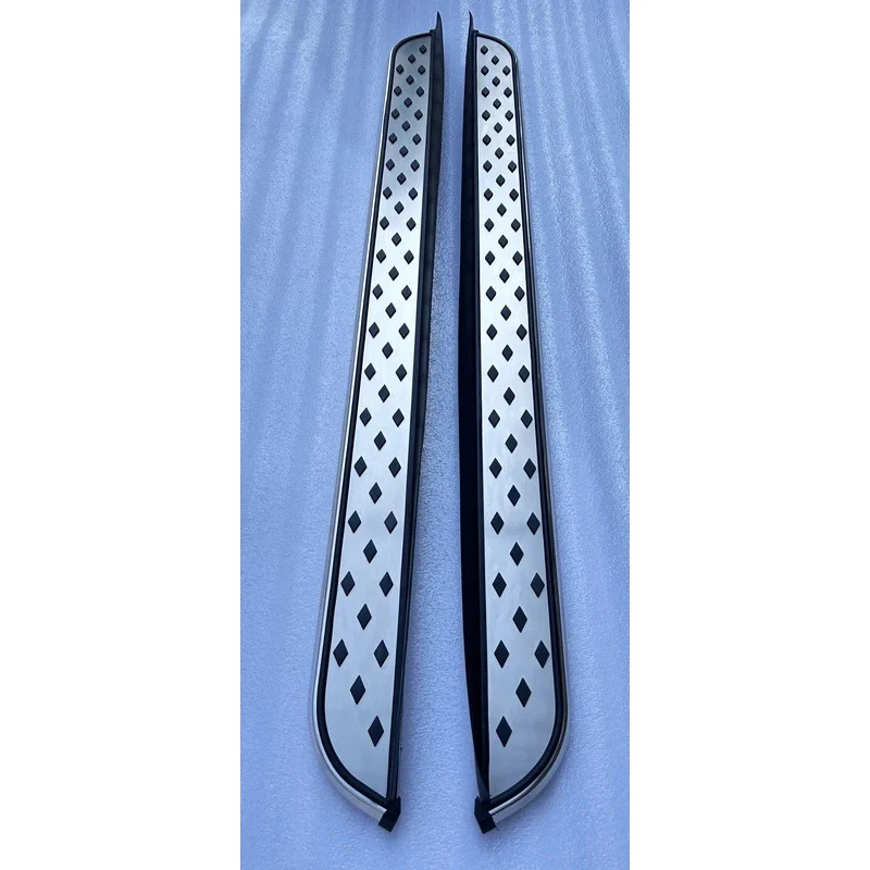 2PCS Anti-Slip Aluminum Side Steps Running Boards Bars With Mount Brackets Fit 2024-2026 SUV Exterior Accessor
