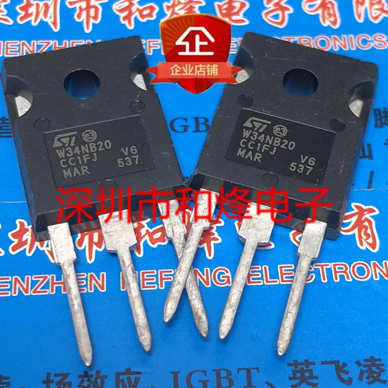 5PCS-10PCS W34NB20 STW34NB20   TO-247 200V 34A   In Stock Fast Shipping Best Quality Really Stock Best Quality