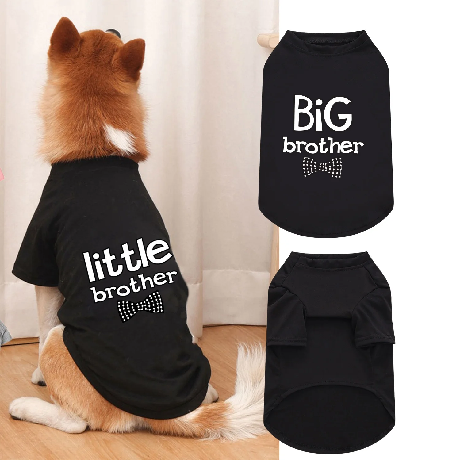 Matching Sibling Dog Clothes Funny 
