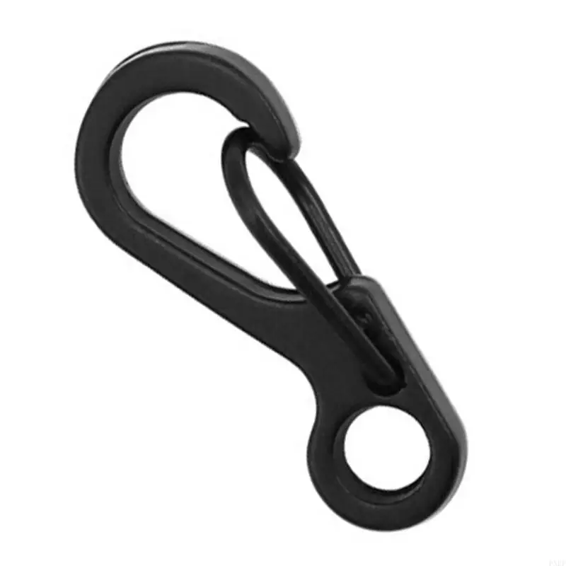 PXPF 10PCS 알루미늄 합금 키 체인 카라비너 ​​걸쇠 캠핑을위한 작은 카라비너 ​​클립