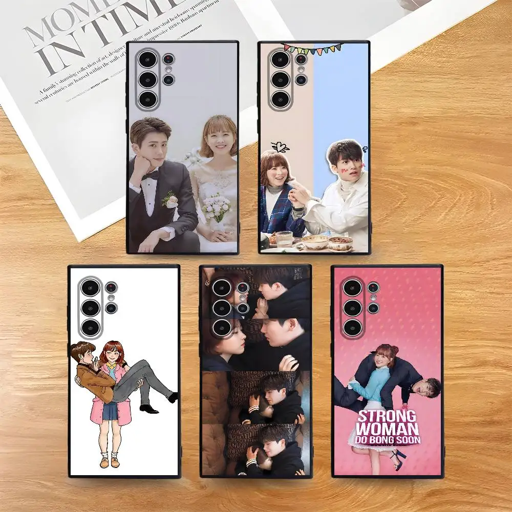 حافظة هاتف نسائية قوية Do Bong-soon KDrama لهاتف سامسونج S Series S21 S22 S23 S24 S25 FE Plus Ultra من مادة البولي يوريثان الناعمة والصديقة للبشرة #1