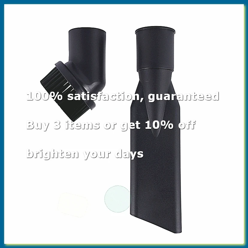 Industrial Vacuum Cleaner Round Brush and Flat Nozzle Sets Inner 44mm Industrial Vacuum Cleaner Accessories
