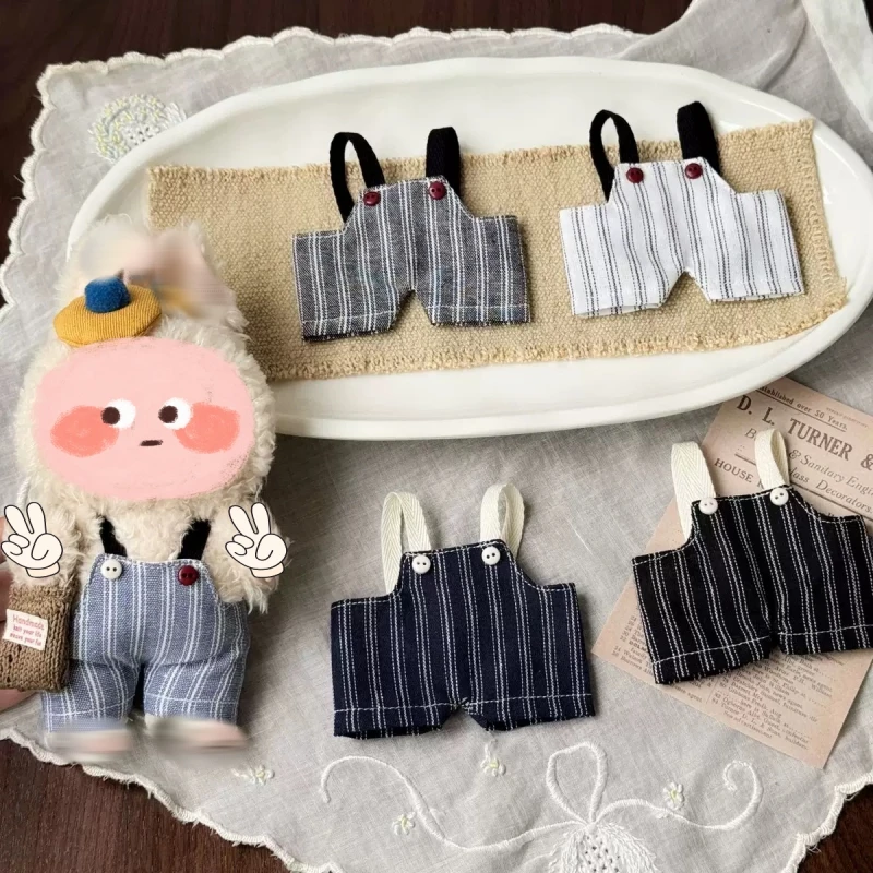 

2025 популярный милый полосатый комбинезон в стиле ретро для мини-куклы 17 см, модный наряд, одинаковая полосатая футболка, модная одежда You Like