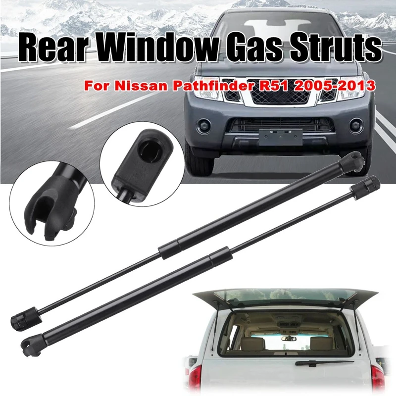 2X Rear Window Glass Strut Struts Support Bar Gas Sring 90460ZL90A For Nissan Pathfinder R51 2005 2006 2007 2008 2009 - 2013