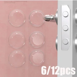 Silicone Door Stopper Stickers Handle Bumpers Adhesive Mute Anti-Shock Clear Waterproof Door knob Stopper Wall Protective Pad