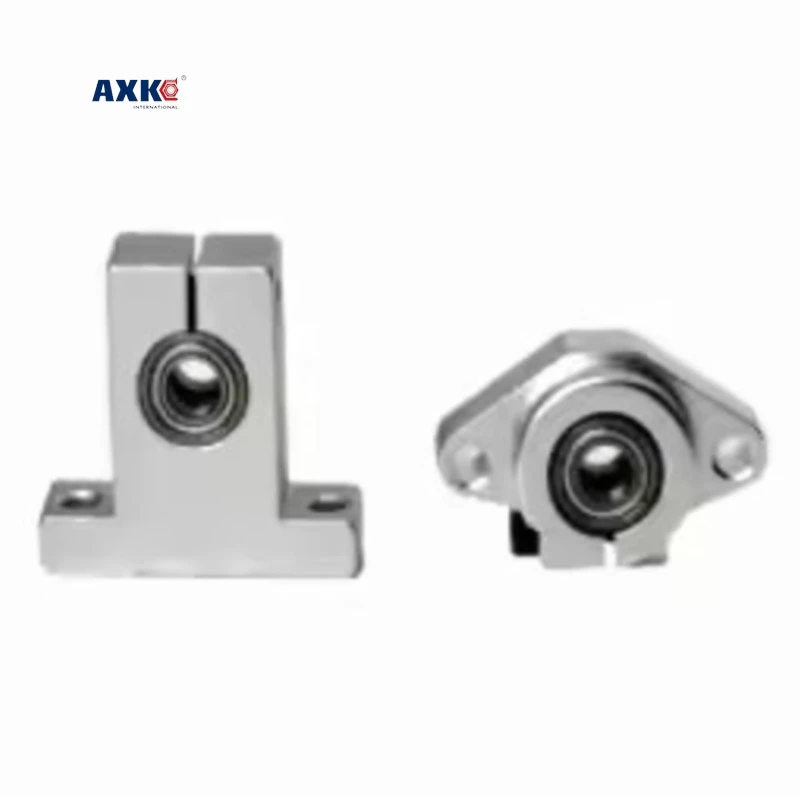 2PCS Economical Vertical/flat Support Seat with Fixed Seat Micro Small Bearing DIY Inner Diameter 3 4 5 6 7 8 9 10 Mm