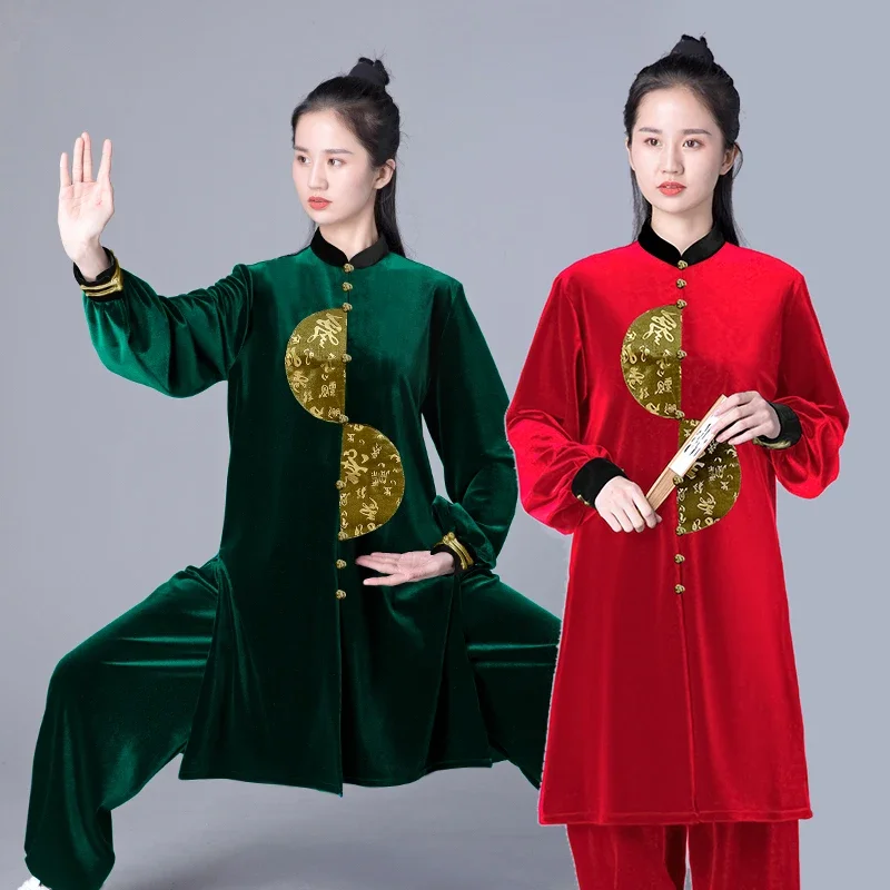 

Winter Thicken Tai Chi Clothes Women Wushu Clothes Kung Fu Competition Clothes Martial Art Uniform Wrinkle Free 2023