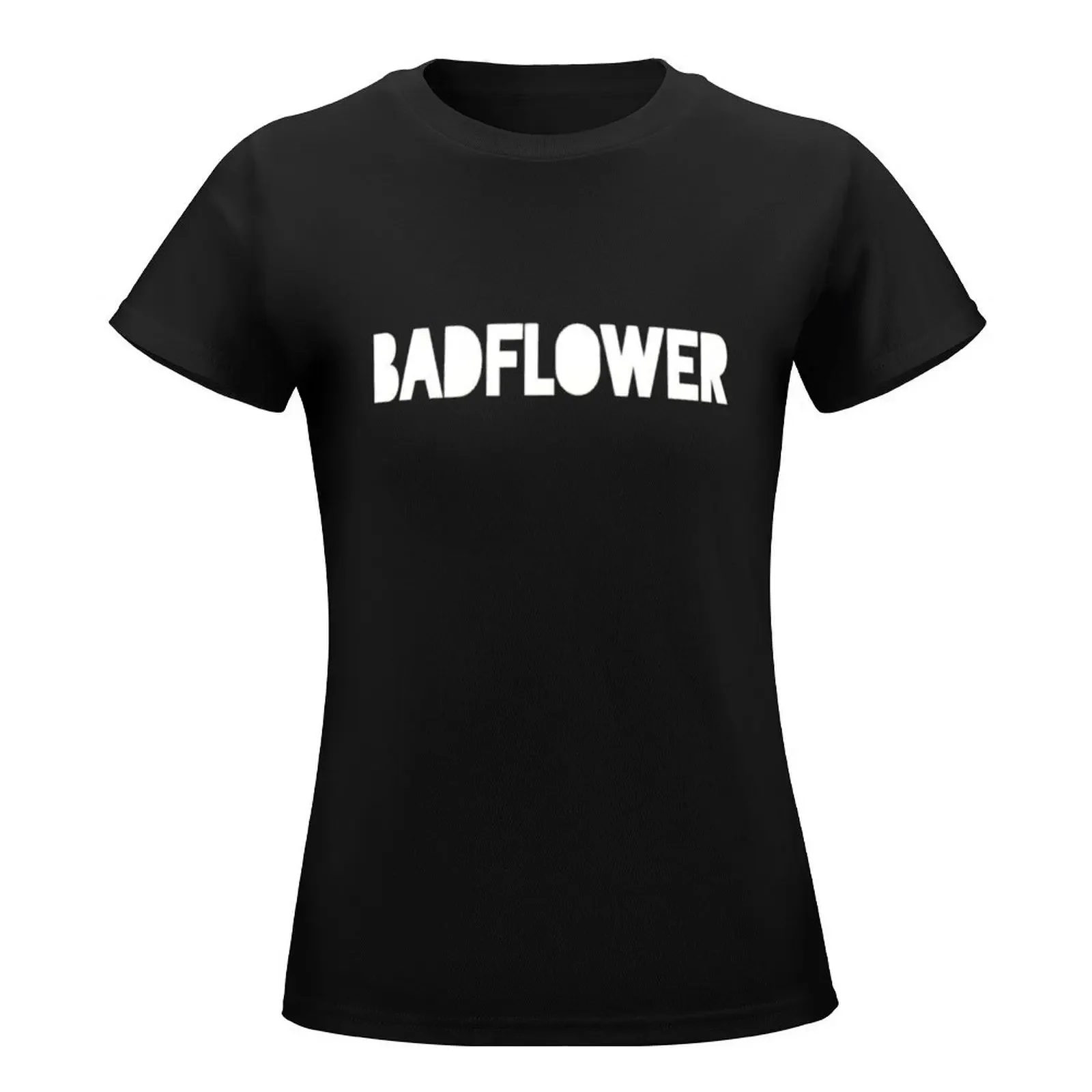 Badflower T-Shirt oversized hippie clothes summer tops Womens graphic t shirts