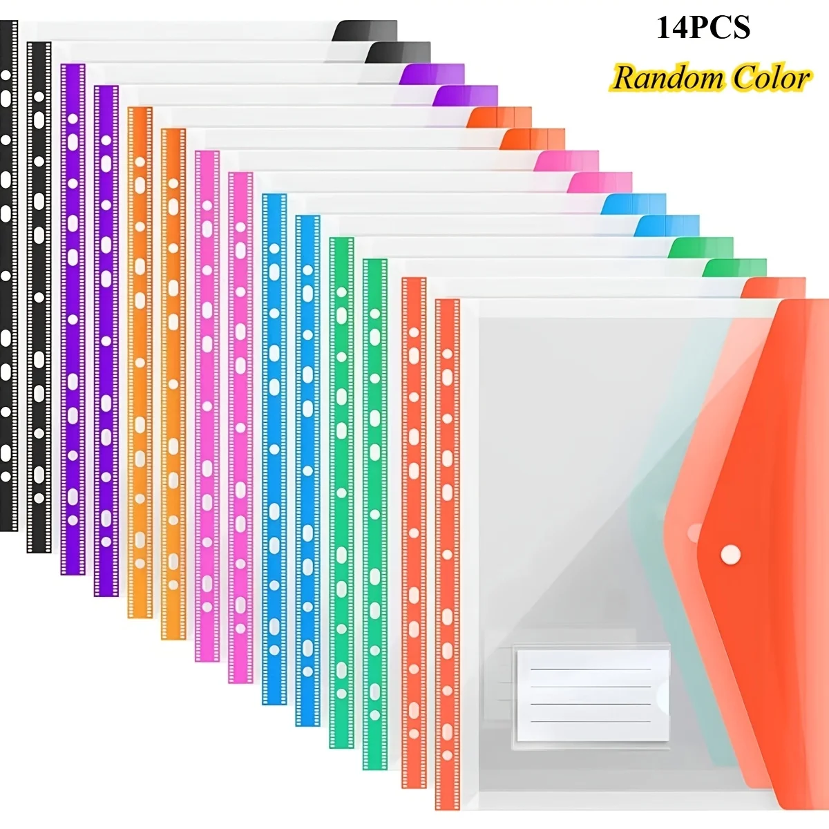 

Transparent File With Hinged Openings Subject Classification Transparent Waterproof File Folder Official Document A4 File Folder