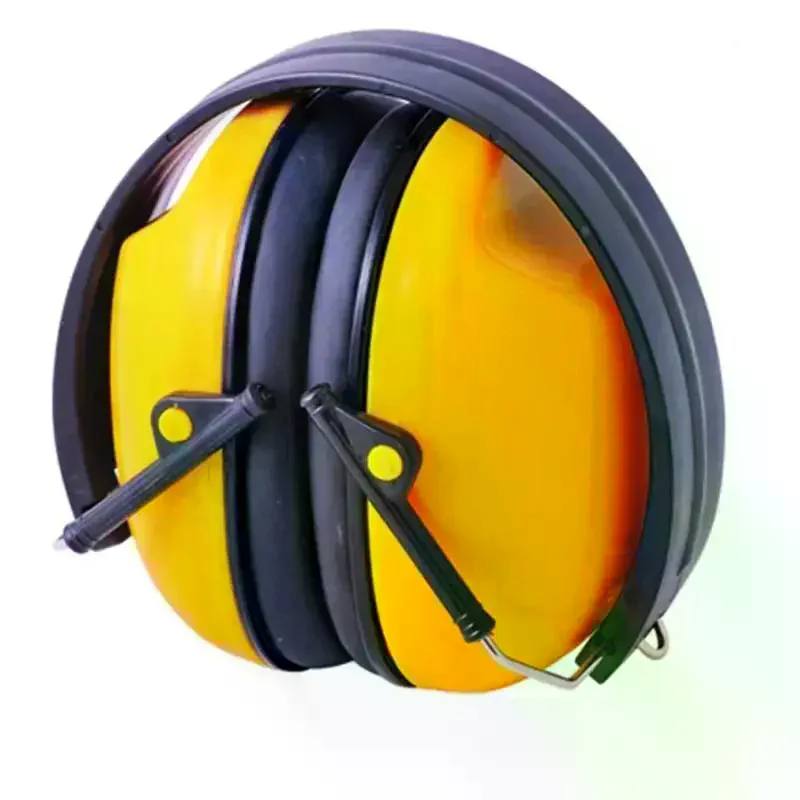 Industrial Head-Mounted Ear Muffs Soundproof Noise-Reducing Ear Protection For Factory Use Comfortable Padded Headband