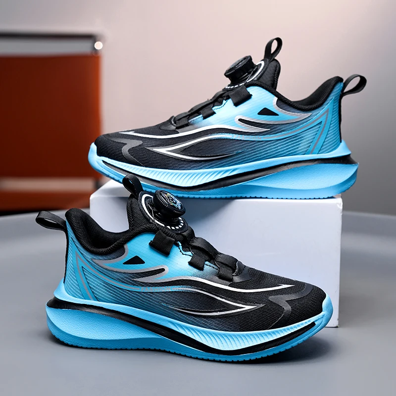 

2026 New Kids Sneaker Boy Running Shoes Lightweight Breathable Knit Children Tennis Shoes Casual Sports Sneaker for Boy