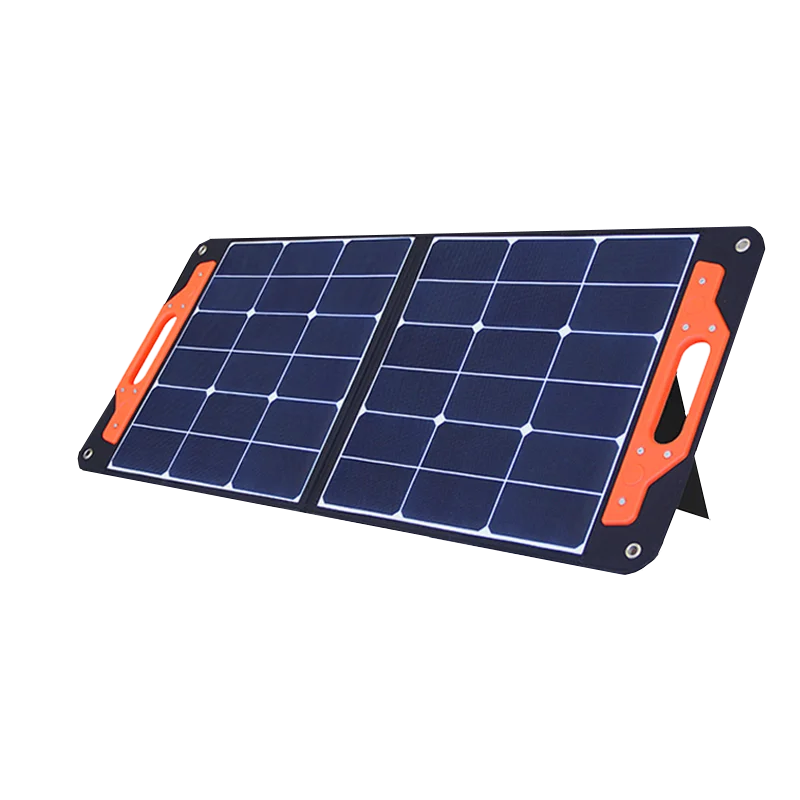 Glory Solar High Efficiency 100W OEM Portable Solar Panel Folding Camping with Ajustable Kickstands USB Controller