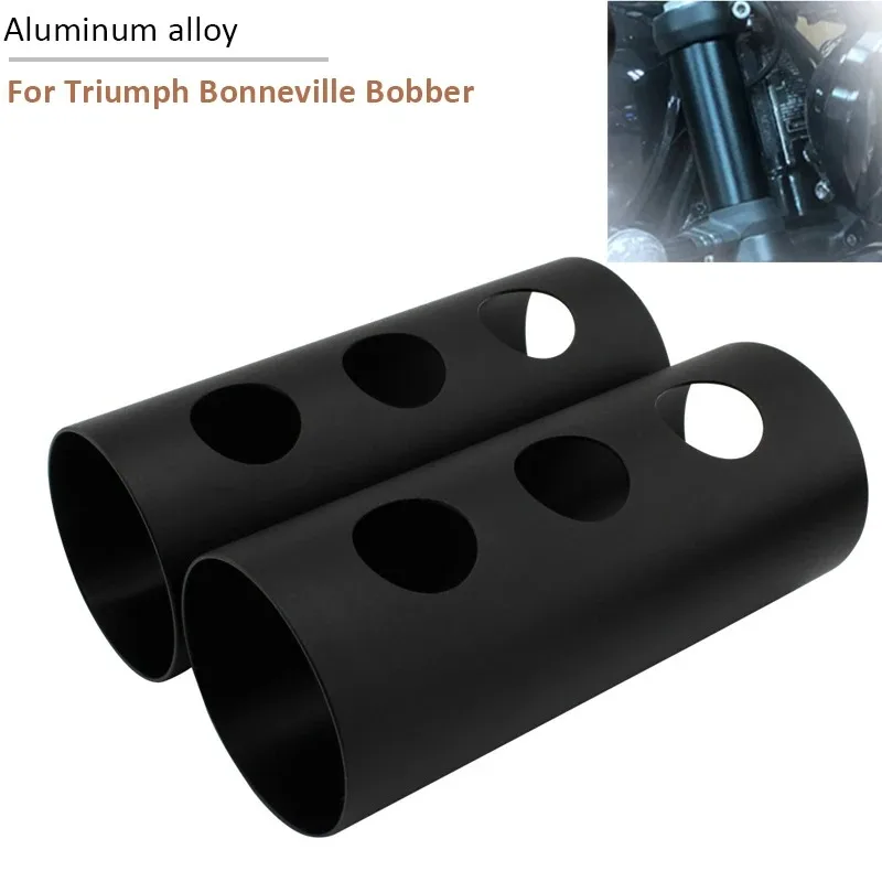 For Triumph Bonneville Bobber decorative cover Motorcycle UPPER FORK Shock Absorbers Cover Gaiter Boot Tube