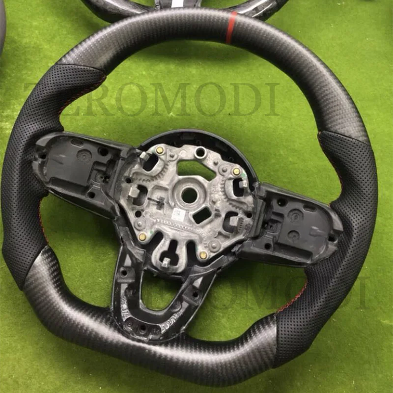 Custom Carbon Fiber Steering Wheel For BMW Mini Cooper F55 F56 F57 S JCW Mk3 2014 2015 2016 2017 2018