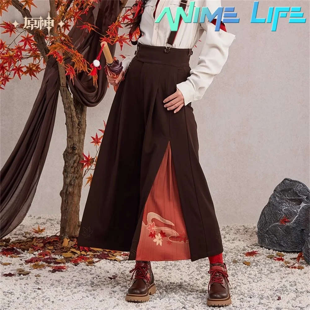 Game Genshin Impact Kaedehara Kazuha Official Original Wide-Leg Overalls For Women Men Pants Role Cosplay Kids Gift Pre-order