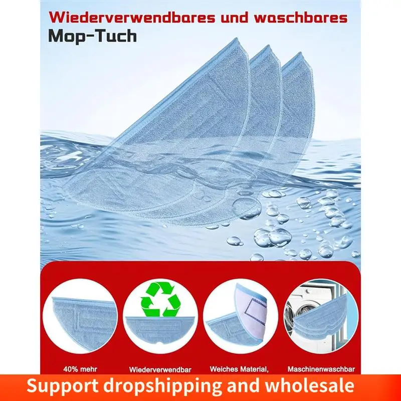 AA86 ل Roborock S7 S7 Plus S7 Maxv S7 Maxv Ultra S7 Pro Ultra جهاز آلي لتنظيف الأتربة فرشاة جانبية رئيسية مرشحات Hepa ممسحة القماش #3