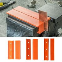 Nylon Vise Protection Strip Soft Jaws 4/5/6 Inch Vise Jaw Rubber Magnetic Design Multi-Grooved Multi-Grooved Vise Pads