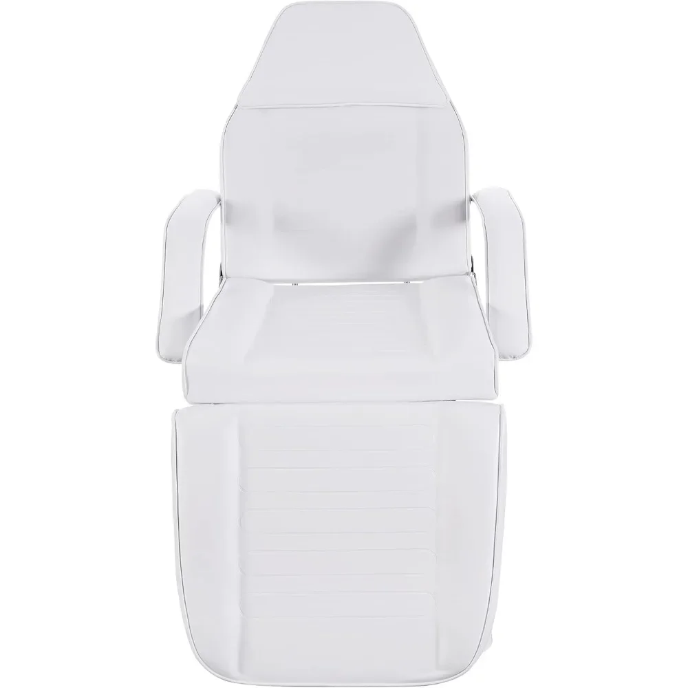 Sillón de pedicura. Sillón para tatuajes, 360 °   Cama de tatuaje ajustable giratoria, silla facial multiusos con bomba hidráulica, facial