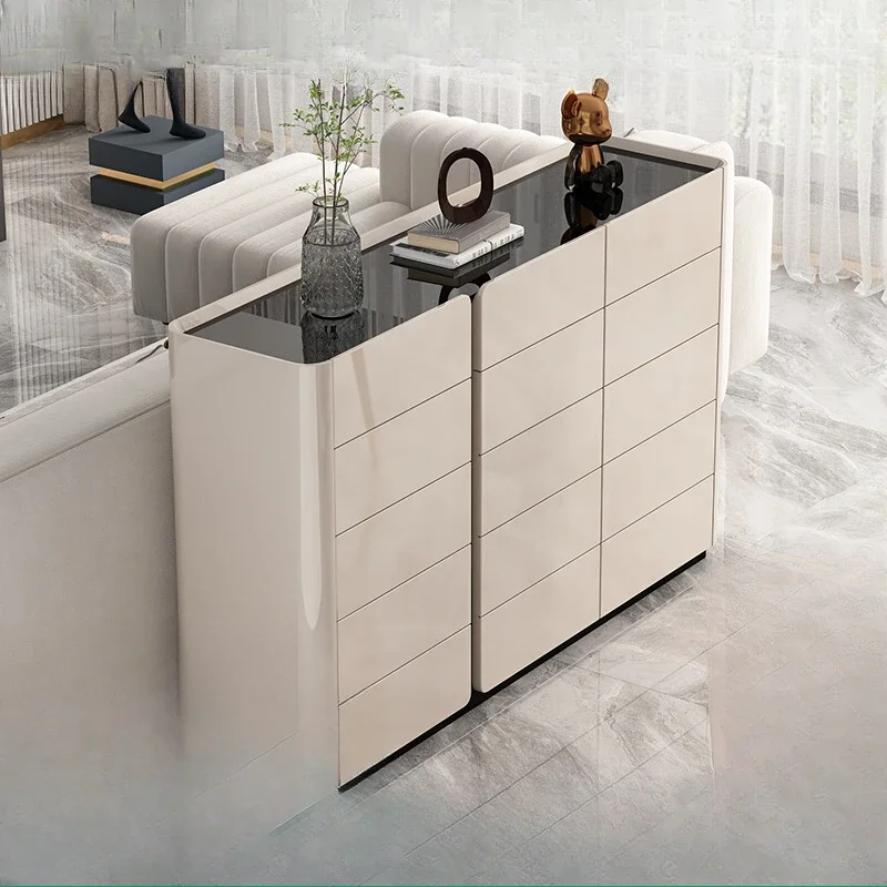 Modern Simple Shoe New Cabinet Household Entrance Living Room Multi-layer Paint Storage Meuble Chaussure Partition Cabinet