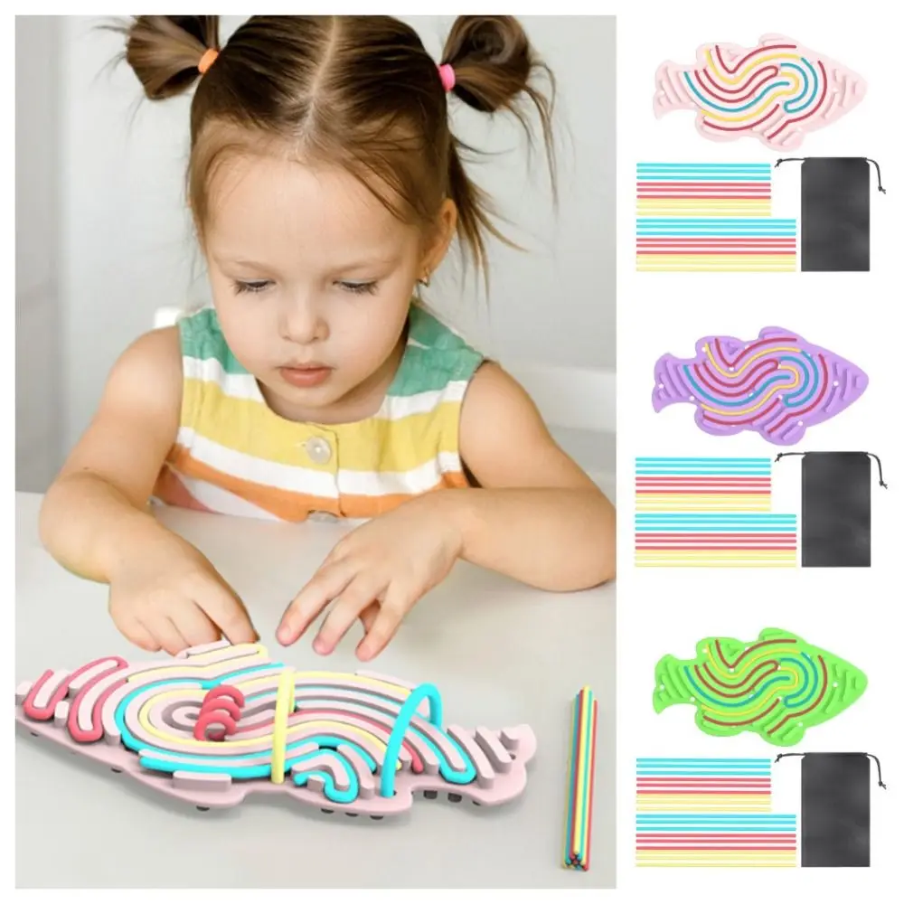 Silicone Sensory Activity Board Ability Training Children's Puzzle Silent Sensory Board Motor Skills Hands-on Kids Busy Board