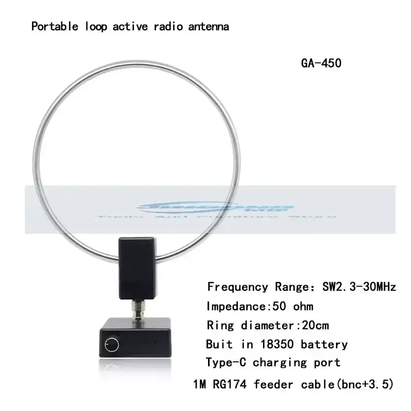 GA450 shortwave tuned VOA radio antenna