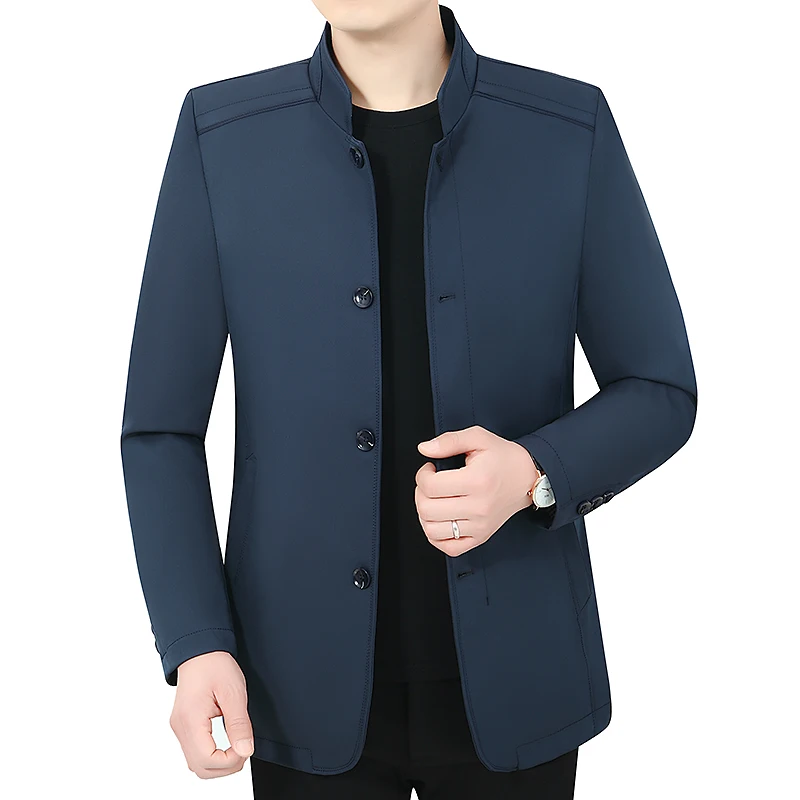 Main Push Explosive New Loose Business All-matching Jacket Comfortable Fashion Lapel Handsome Formal Men\'s Solid Color Clothing