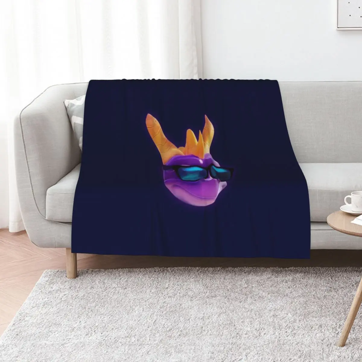 spyro reignited trilogy Throw Blanket Decorative Throw Soft Plush Plaid Decoratives Thins Thermal Flannel Blankets