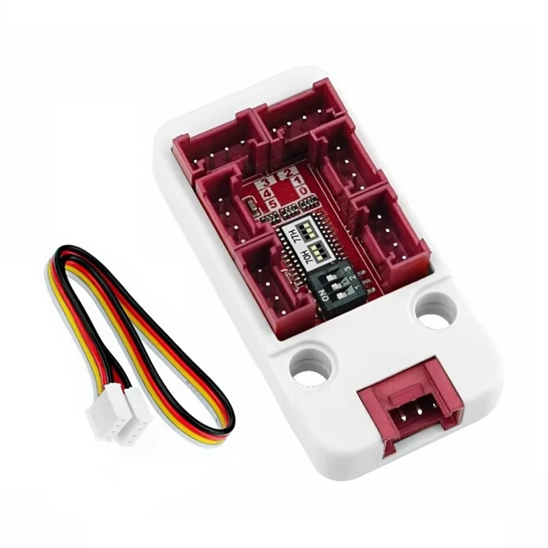 

2025 Новый блок Pahub V2.1 Многотиплексор I2C Комплект разработки Iot Шина I2C Расширение 1 в 6 Встроенный Dipswitch PCA9548AP