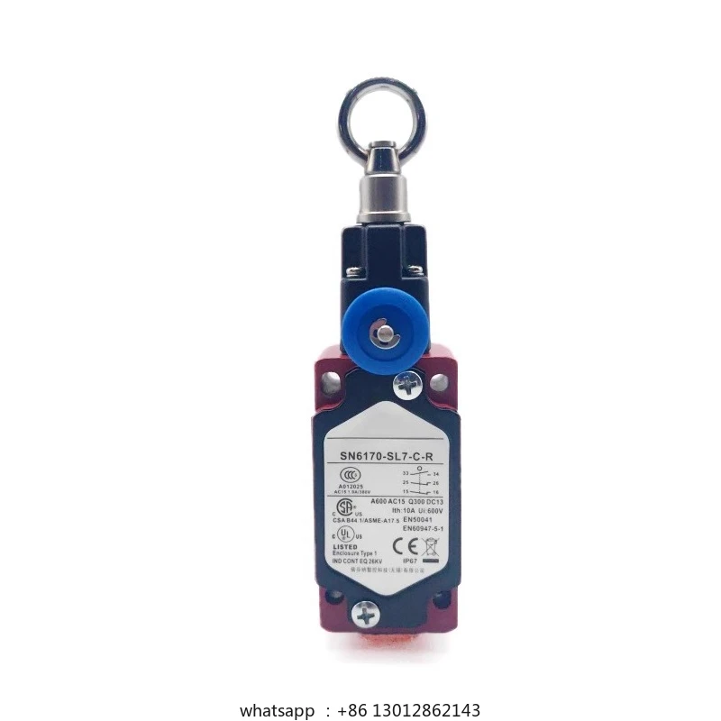 

Pull rope switch SN2170/SN4170/SN6170-SL-C-R safety emergency stop switch