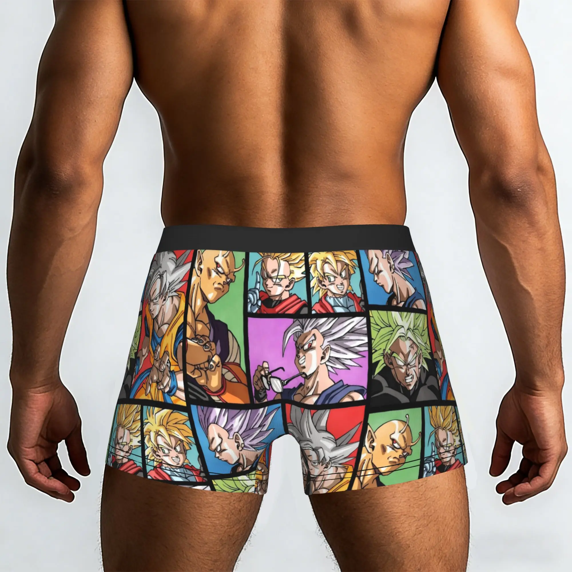 Dragon Ball Characters Collection Dragon Ball Underpants Homme Panties Male Underwear Print Shorts Boxer Briefs