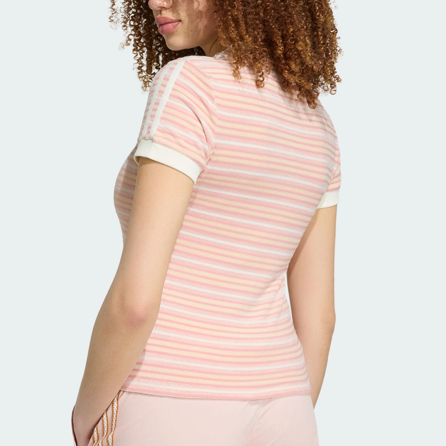 Adidas genuine clover new women's street skin friendly slim fit short sleeved T-shirt KY8116