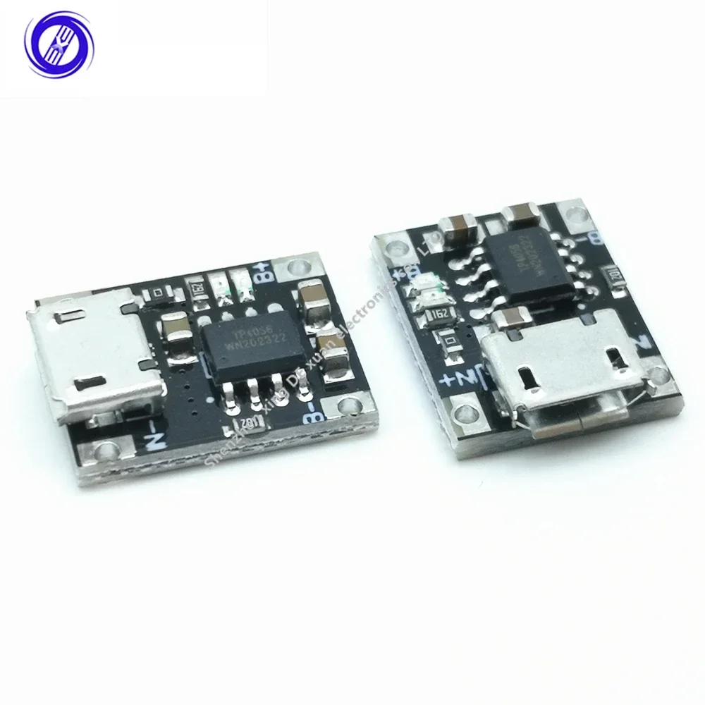 10pcs Mini lithium battery charging module 1A charging plate 4056 module 18650 charger Micro interface