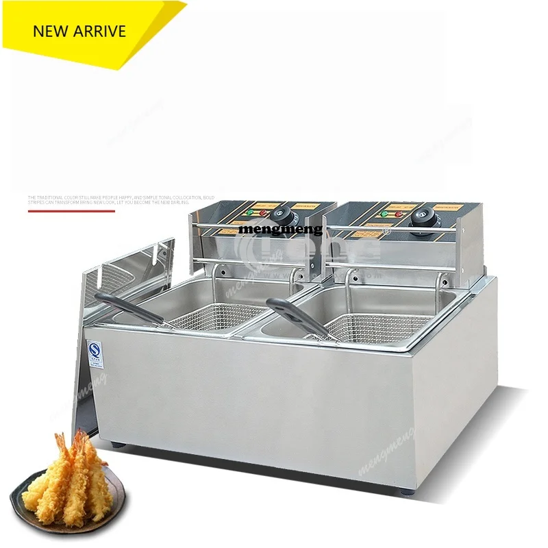 

Factory Price Electric Fryer French Fries Frying Machine Stainless Steel Chicken Deep Fryer Commercial