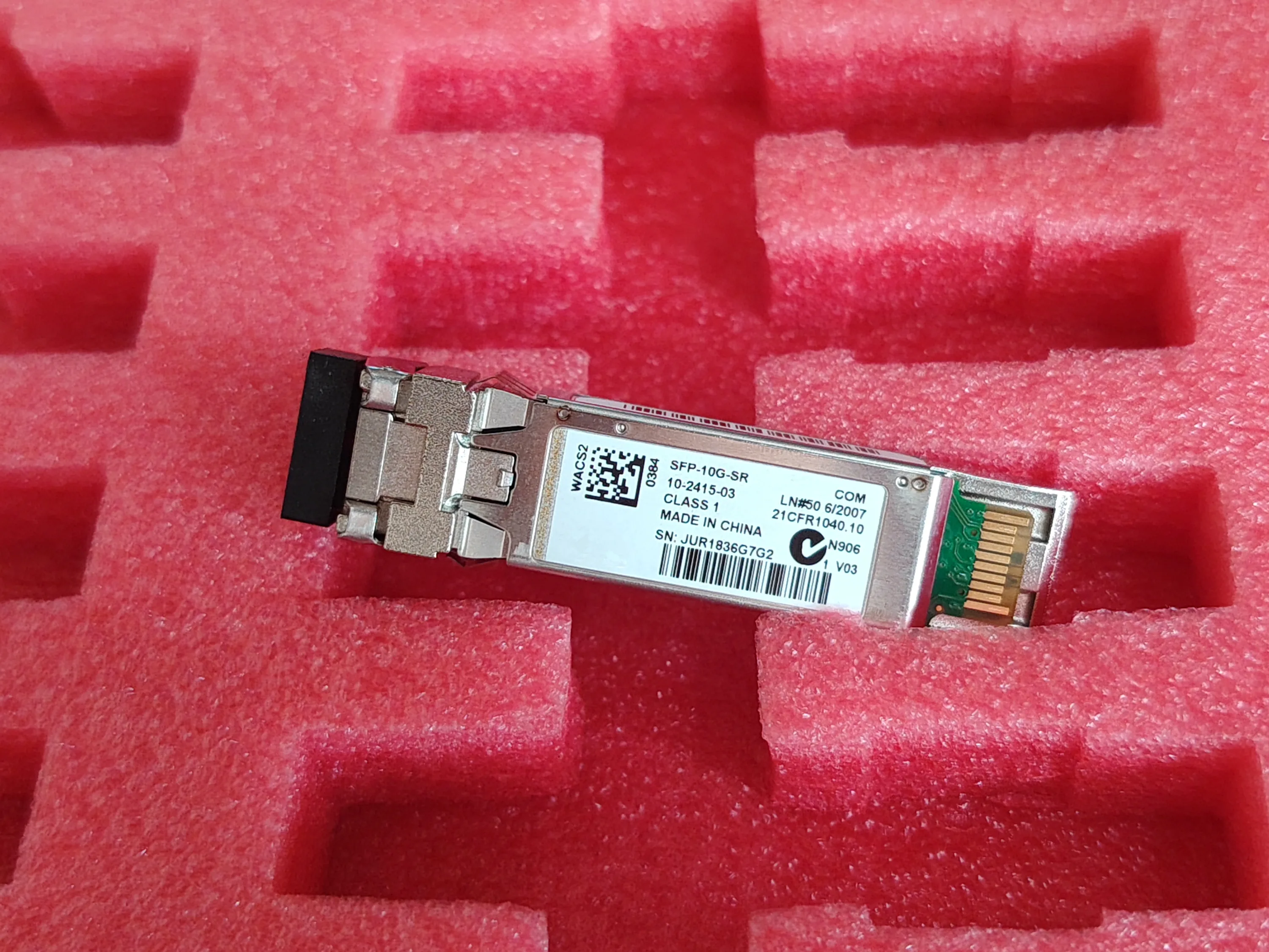 

SFP 10G transceiver switch/SFP-10G-SR/10-2415-03 V03 850nm 10GBASE-SR SFP+ /10gb fiber switch