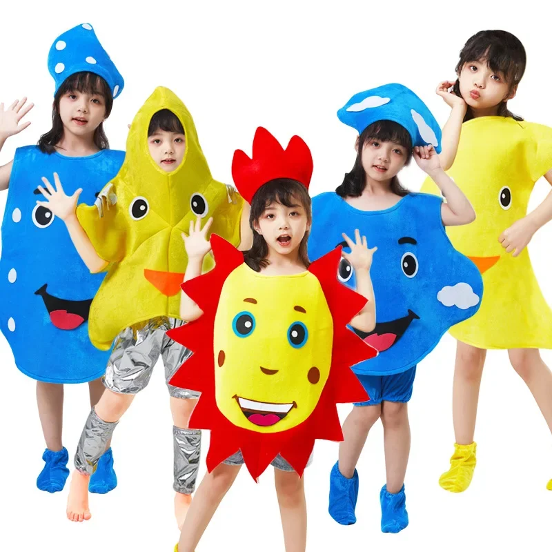 children christmas halloween fruit vefetable costumes children cartoon cosplay sun star cloud moon sun costumes