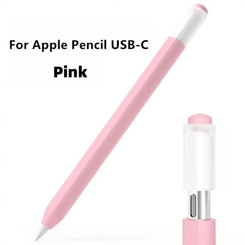 Colorful Silicone Protective Cover for Apple Pencil 3rd Soft Non-slip for IPad Pro Pen 3rd USB-C Pencil Case Cover Stylus Acce