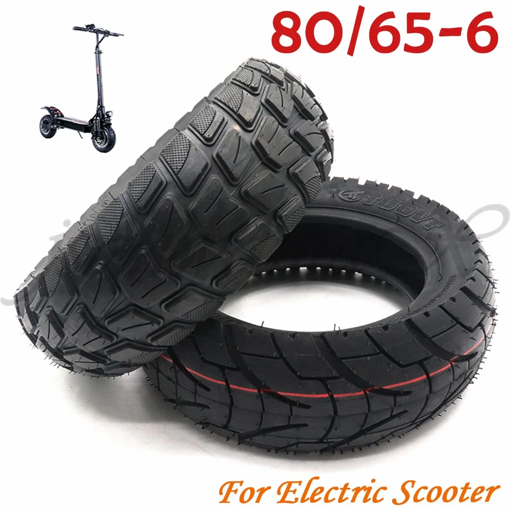 SUO TUO TUOVT 80/65-6 Outer Tire Tubeless Tyre Electric Scooter Refitted Thick  Vacuum Road  Dirt Bike Mini Moto