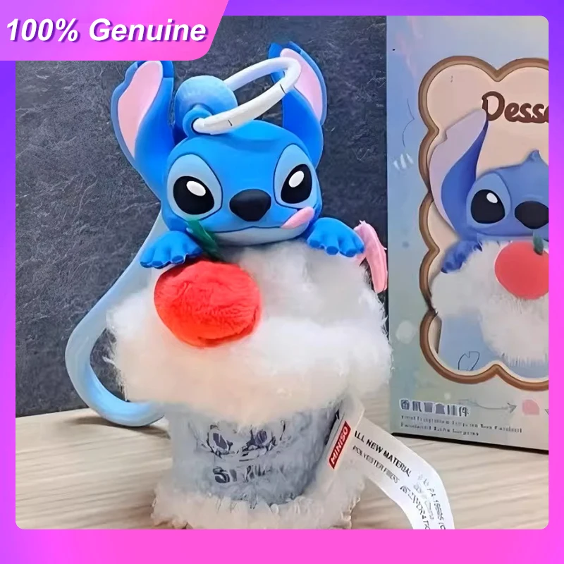 

100%Genuine BEAST KINGDOM Blind Box Stitch Dessert Theme Series Keychain Aromatherapy Pendant Collectible Ornament Birthday Gift