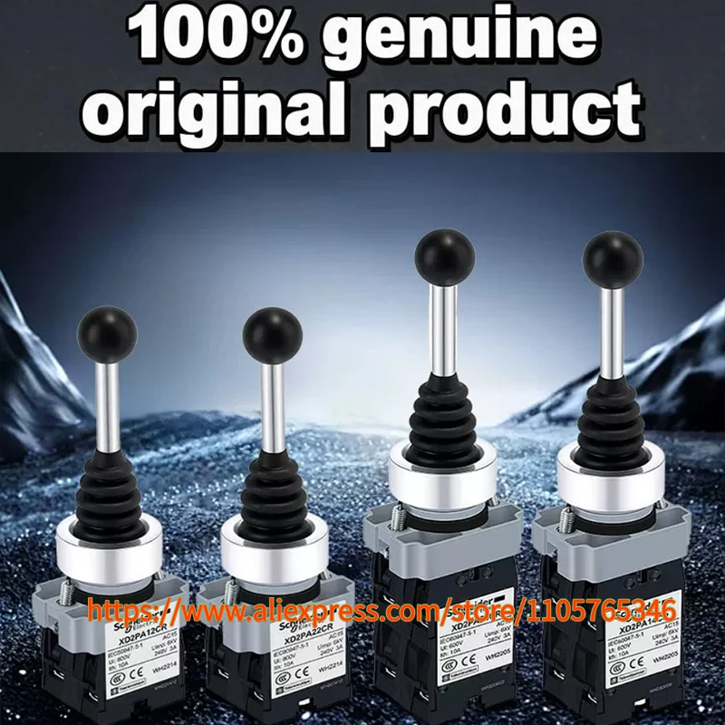 1pcs 100% Original Schneider  XD2PA12CR XD2PA14CR XD2PA22CR XD2PA24CR 22mm Joystick Style Master Switch