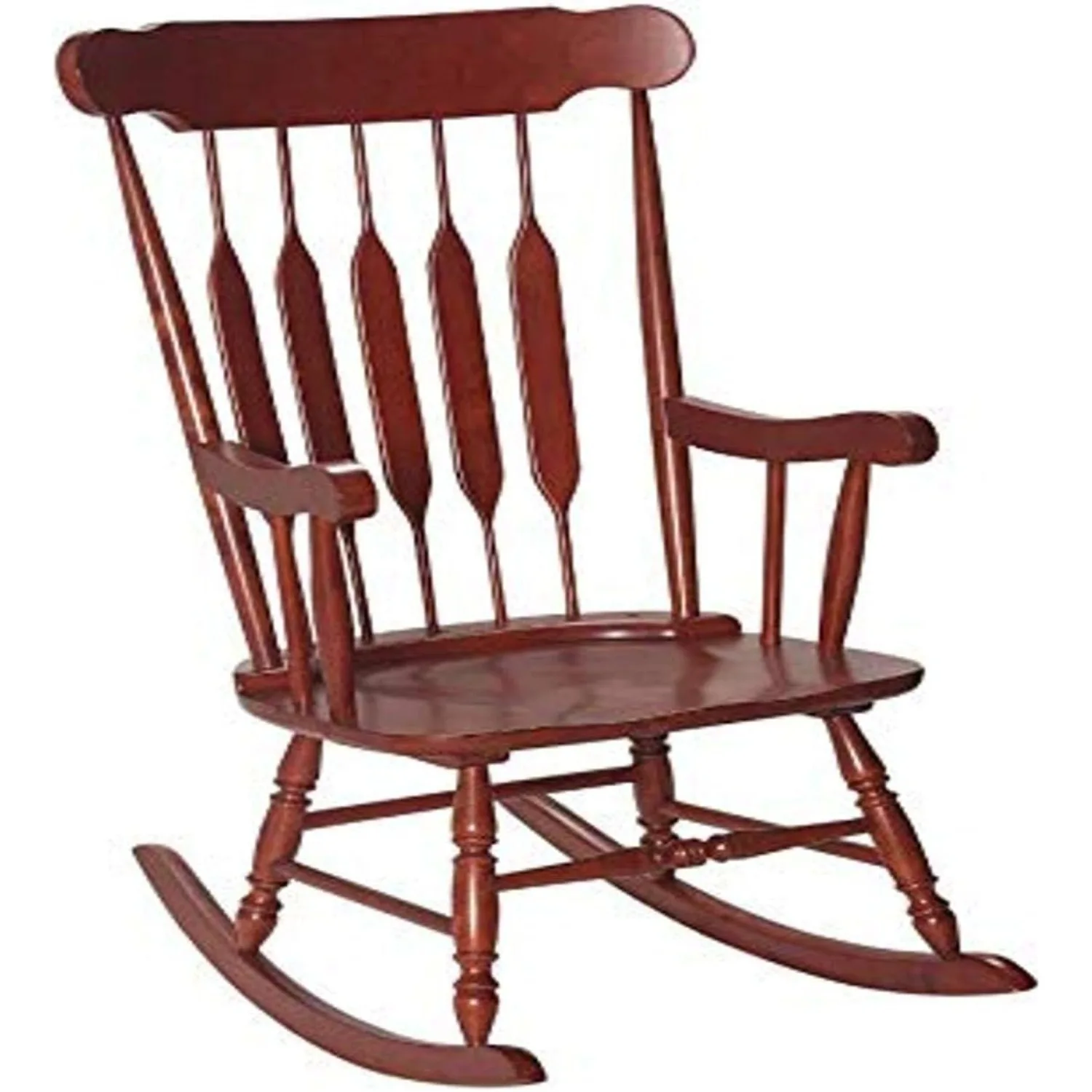 Gift Mark Rocking Chairs - Classic Wooden Rocker - Comfort Fitted Design Perfect for Living Rooms, Bedrooms, Nurserys