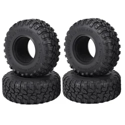 4 pz 118mm 2.2 pollici gomma pneumatico ruota pneumatico per 1/10 RC Crawler auto Axial SCX10 Wraith Capra RR10 Traxxas TRX4 D90