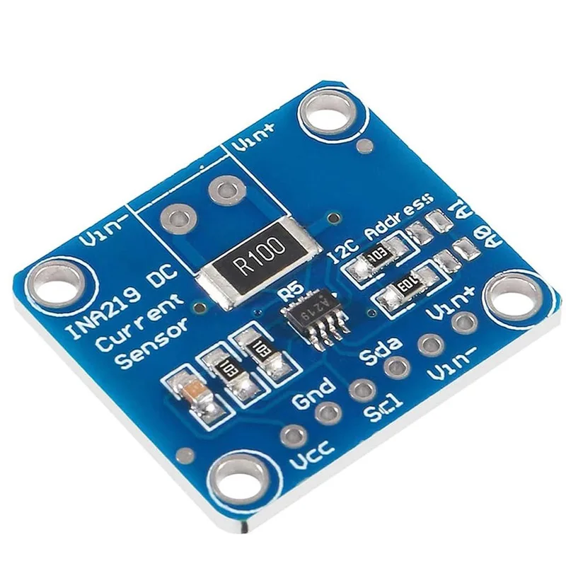 MCU-219 INA219 I2C IIC Modulo sensore di monitoraggio della potenza corrente bidirezionale a deriva zero Moduli di monitoraggio breakout del sensore