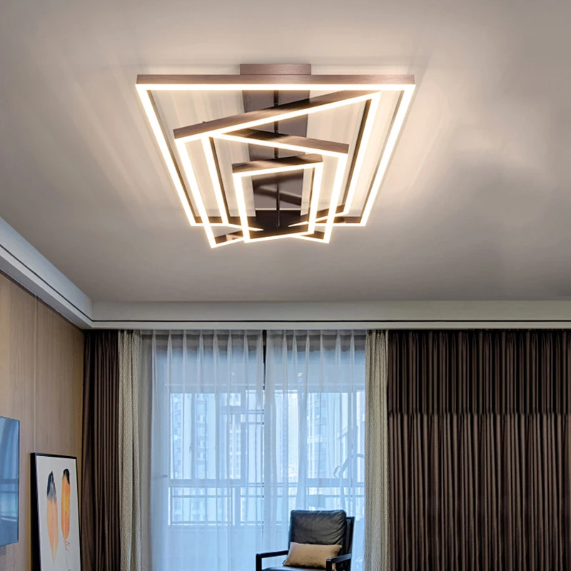 ضوء السقف المنزلي، ديكور غرفة النوم، ضوء LED ذكي، ضوء سقف غرفة المعيشة، تركيبات إضاءة داخلية، ضوء أكريليك