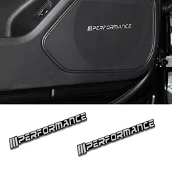 Autocollants de style de performance intérieure de voiture, autocollants de haut-parleur audio, BMW Série 3 et 5, E46, E60, E90, E39, E87, F10, F22, F90, Bery X5, X6, 1PC